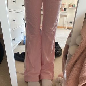 vintage low rise flared sweatpants